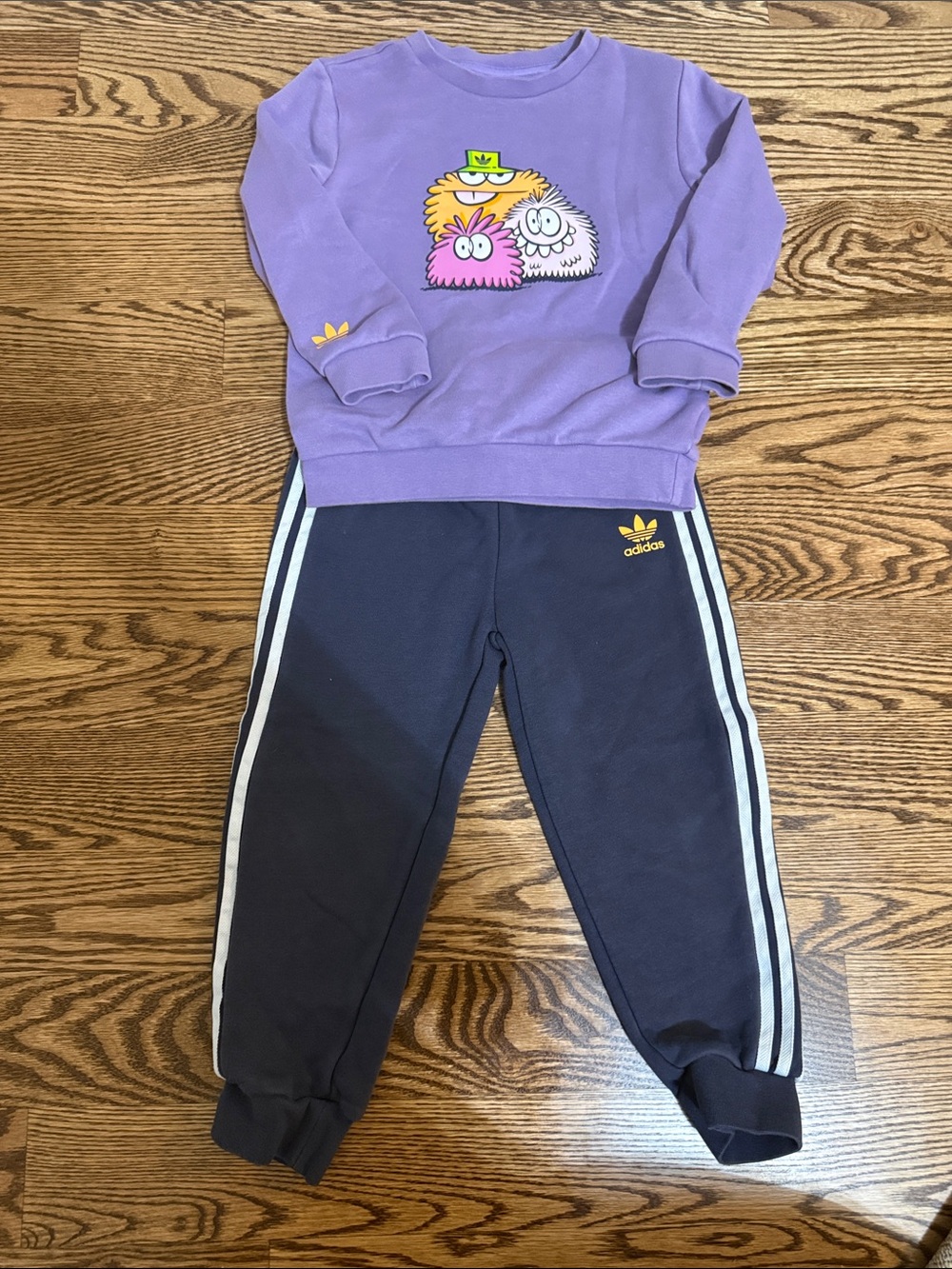 adidas Black Kids Matching set